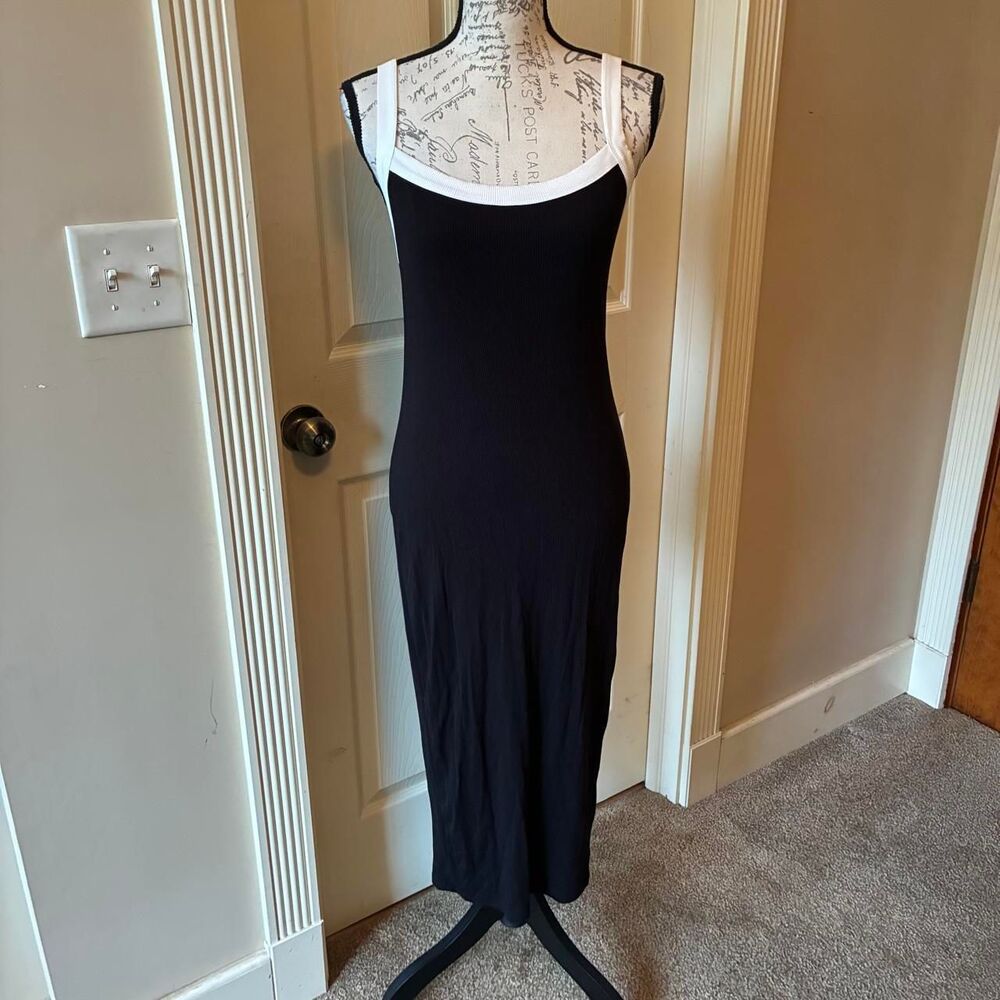 Unbranded Women's Black and White Dress